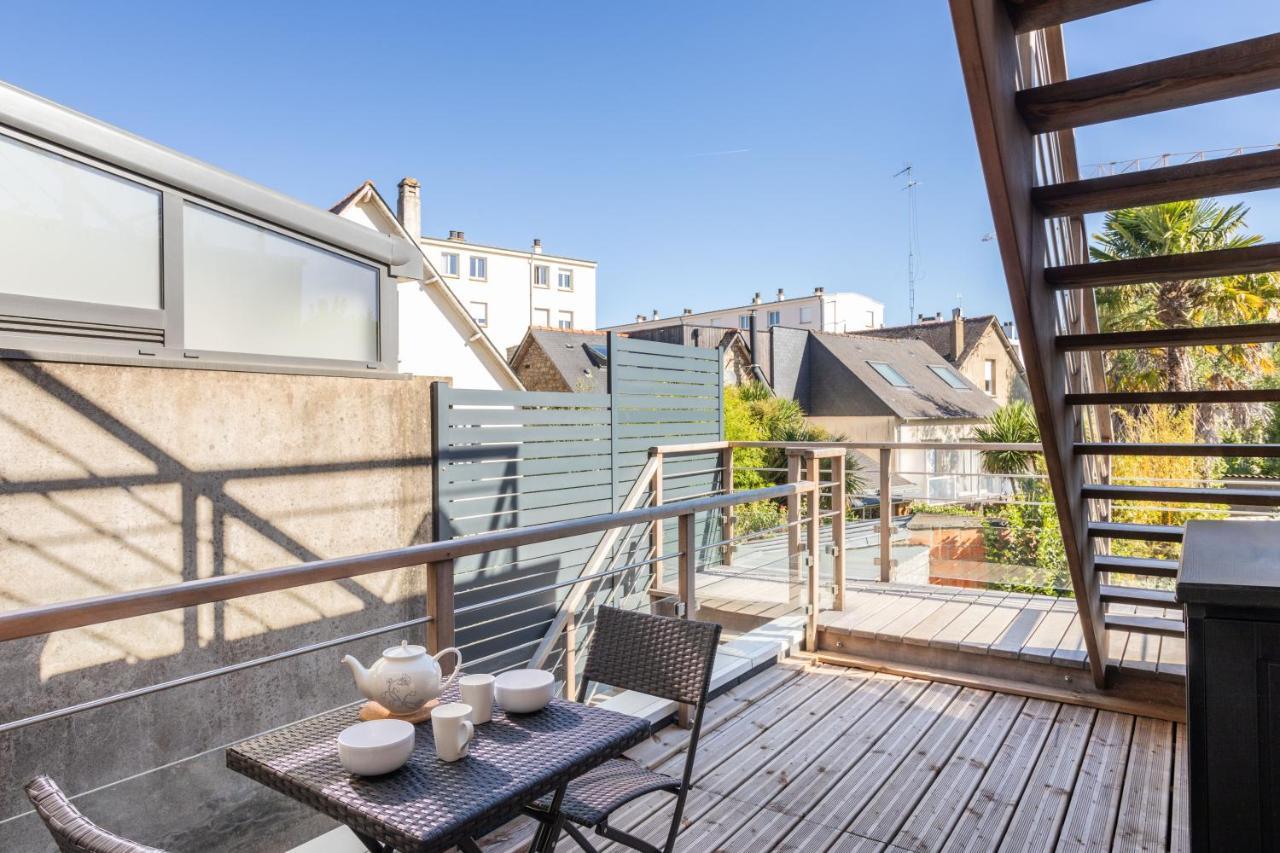 Yokoso - Studio Proche Chu Avec Terrasse Rennes Exterior foto